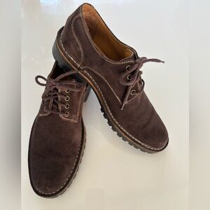 Cole Haan Nike Air Brown Suede Oxfords